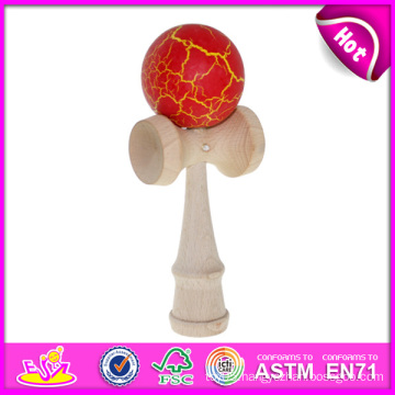 New Fashion Wholesale Kendama Toy, Best Wooden Kendama Ball, Kendama for Wholesale, Wooden Kendama Toy with 18*7*6 Cm W01A042